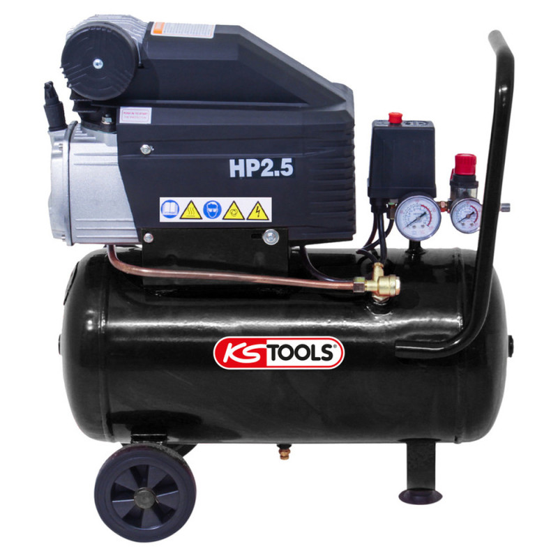 Compresseur Sur Cuve 25 L - 8 Bar - 2,5 Cv - 220 V Mono