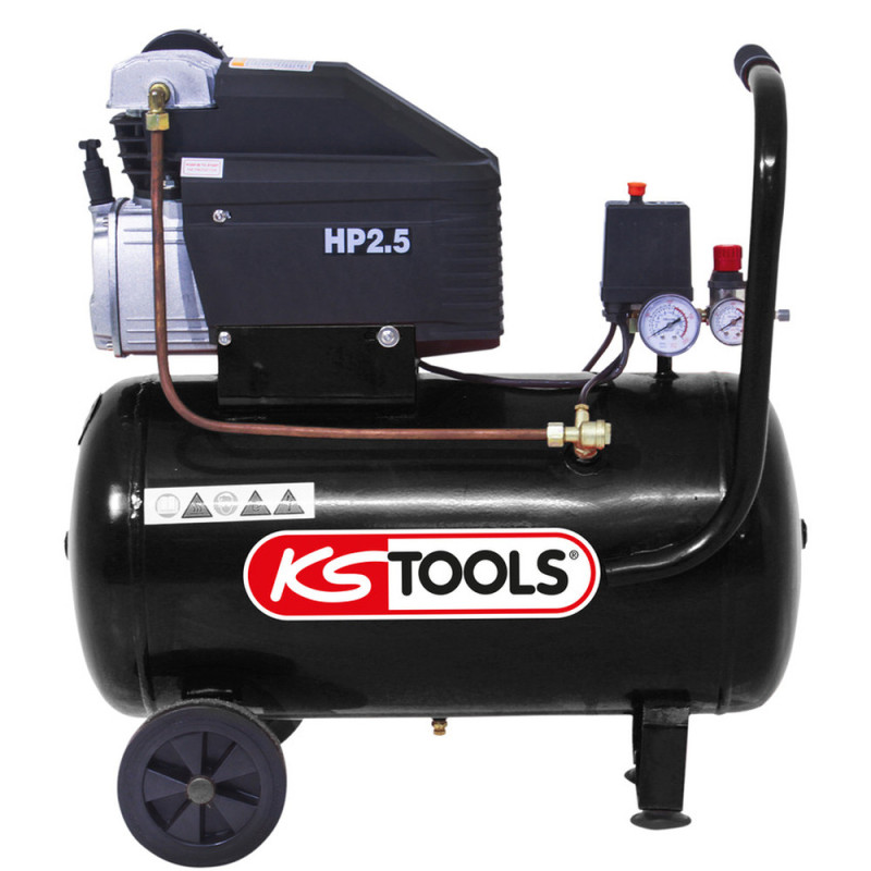 Compresseur Sur Cuve 50 L - 8 Bar - 2.5 Cv - 220 V Mono