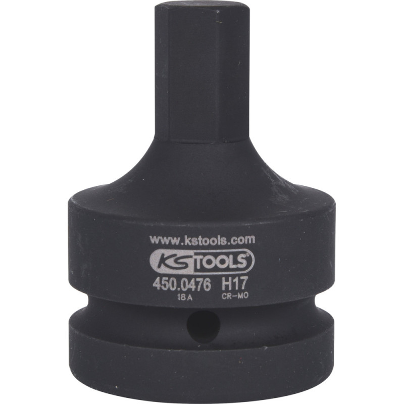 Douille Tournevis À Chocs 6 Pans 1'', 17 mm