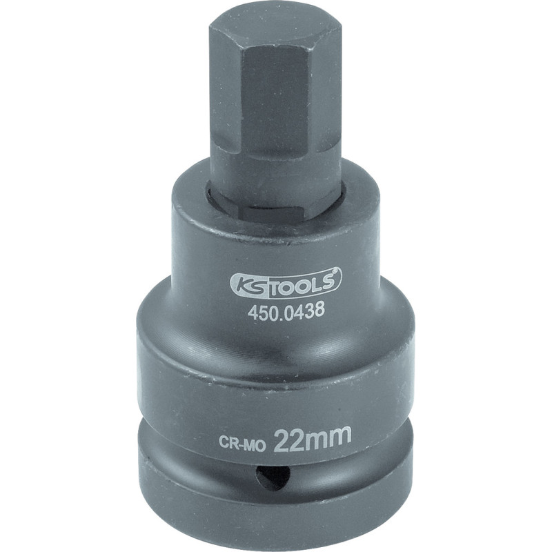 Douille Tournevis À Chocs 6 Pans 1'', 30 mm