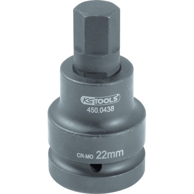 Douille Tournevis À Chocs 6 Pans 1'', 36 mm