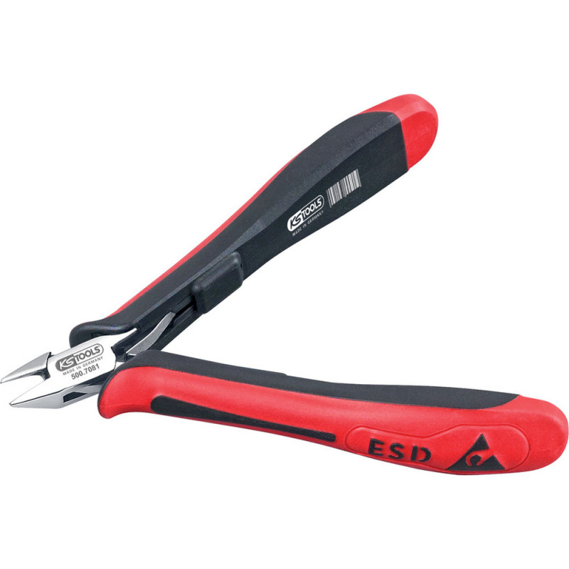 Pince Esd Coupante Diagonale Tête Pointue Courte, 120 mm