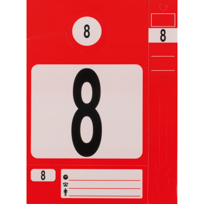 Jeu D'Étiquettes Et Porte-Clés, Rouge, 300 Pcs