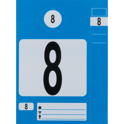 Jeu D'Étiquettes Et Porte-Clés, Bleu, 300 Pcs