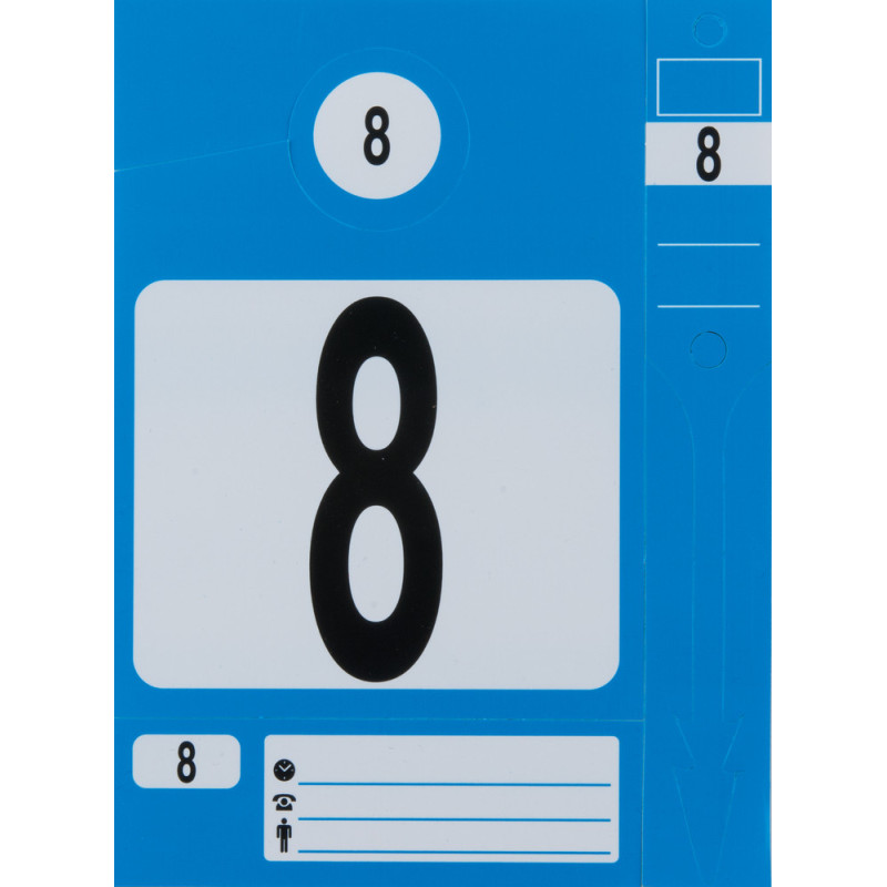 Jeu D'Étiquettes Et Porte-Clés, Bleu, 300 Pcs