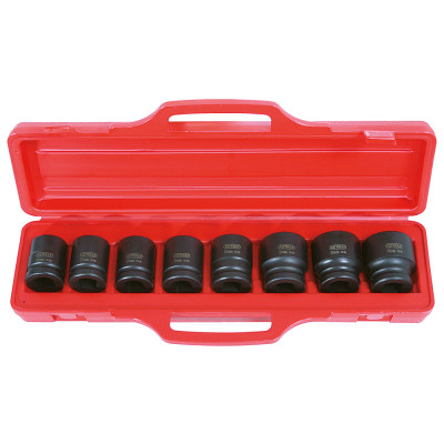 Coffret De 8 Douilles À Chocs 3/4'' 6 Pans, 26 À 38 mm