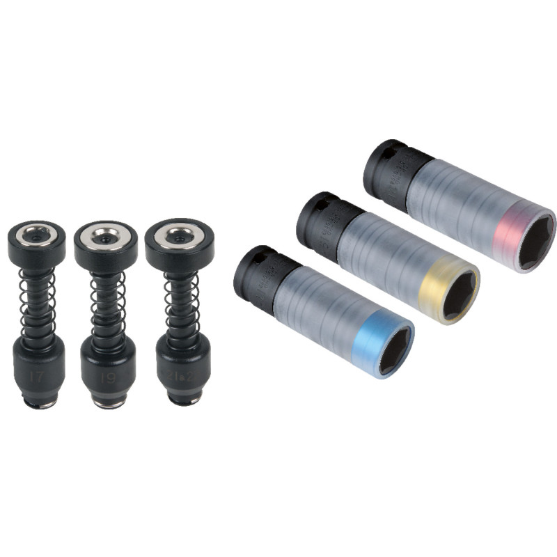 Jeu De Douilles À Chocs Pour Jantes Aluminium Avec Aimant Intégré