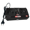 Double Chargeur Rapide 18V 8A Pour Batteries 515.4702F Et 515.4705F