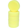 Lot De 5 Tampons De Nettoyage En Plastique Jaune, Diam. 85 mm Pour 515.5120-515.