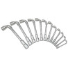 Boîte De 12 Clés À Pipe Débouchées Métriques - 6 Pans, 7 À 24 mm