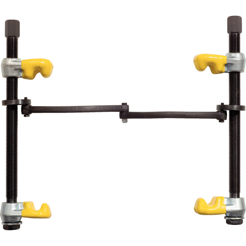 Compresseur Ressort Avec Barre De Sécurité Et Crochets À Revêtement Plastifié, 2