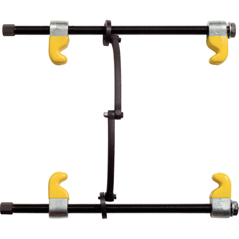 Compresseur Ressort Avec Barre De Sécurité Et Crochets À Revêtement Plastifié, 3