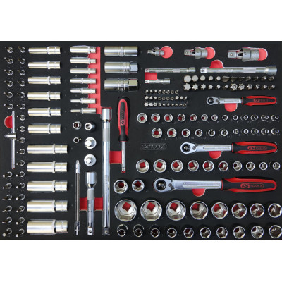 Module De Douilles Et Accessoires 1/4'' - 3/8'' - 1/2'', 175 Pièces
