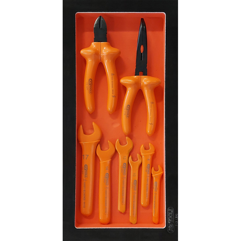 Module De 6 Clés À Fourches Et 2 Pinces Isolées 1000V