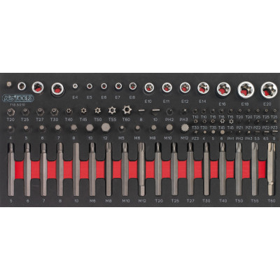 Module D'Embouts De Vissage Et Douilles Torx®, 88 Pièces