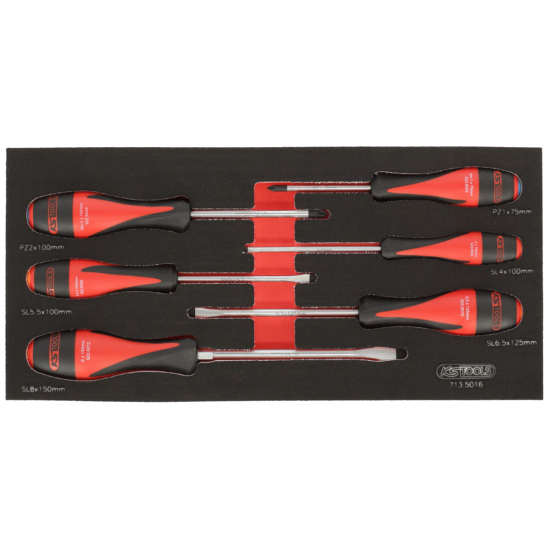 Module De Tournevis Ultimate Fente - Pozidriv®, 6 Pièces