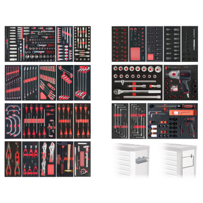 Composition D'Outils Pl Pour Servante Xl, 501 Pièces