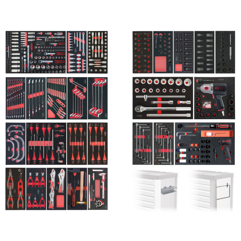 Composition D'Outils Pl Pour Servante Xl, 501 Pièces
