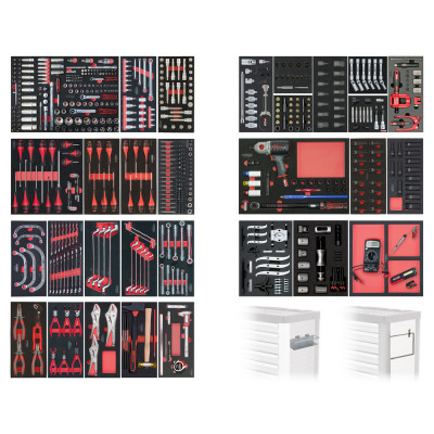 Composition D'Outils Auto Pour Servante Xl, 677 Pièces