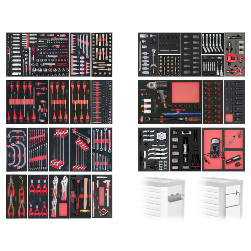 Composition D'Outils Auto Pour Servante Xl, 677 Pièces