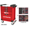 Servante Ultimate Rouge 5 Tiroirs Équipée De 114 Outils