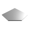 Plateau Inox Pour Élément D'Angle, 700X700X40 mm