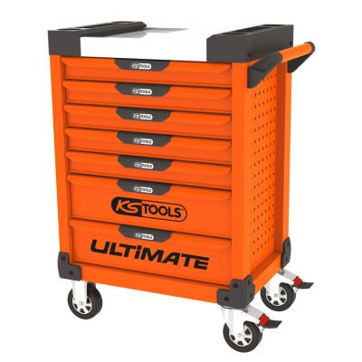 Servante Ultimate Orange, 7 Tiroirs