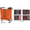 Servante Ultimate Orange 7 Tiroirs Équipée De 241 Outils