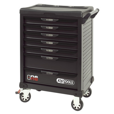 Servante One By One Noire 7 Tiroirs