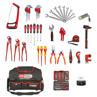 Composition D'Outils Sanitaire Et Chauffage En Sac Smartbag