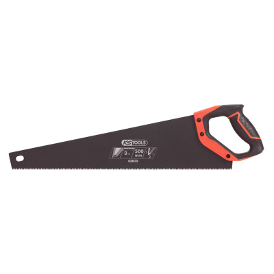 Scie Egoine Travaux Courant 500Mm, 3 Angles De Coupe 9Tpi, Poignée Bi-Matière