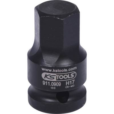 Douille Tournevis À Chocs 6 Pans 1/2, 17 mm - Sur Carte