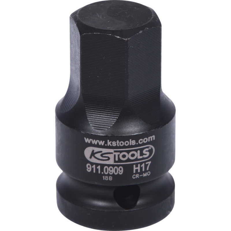 Douille Tournevis À Chocs 6 Pans 1/2, 17 mm - Sur Carte