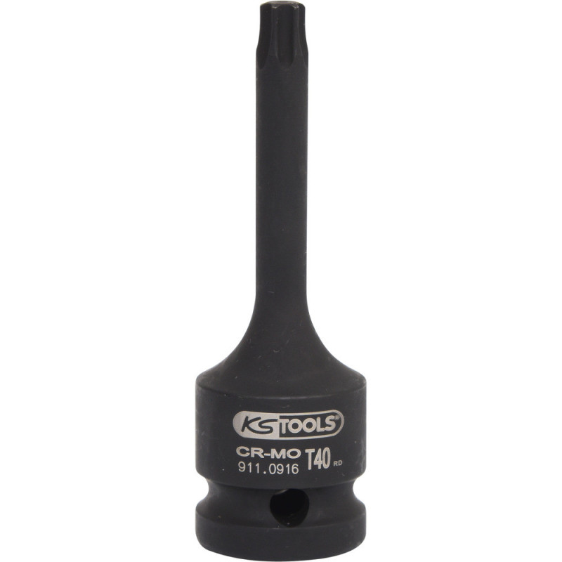 Douille Tournevis Longue À Chocs Torx® 1/2'', T40 - Sur Carte