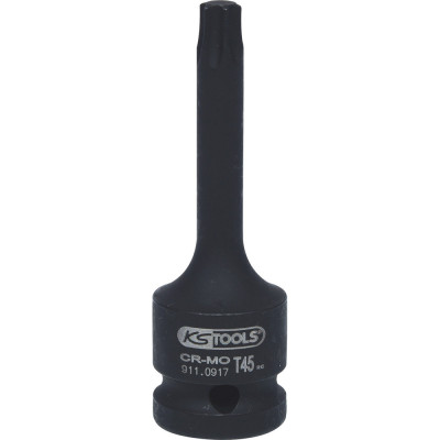 Douille Tournevis Longue À Chocs Torx® 1/2'', T45 - Sur Carte