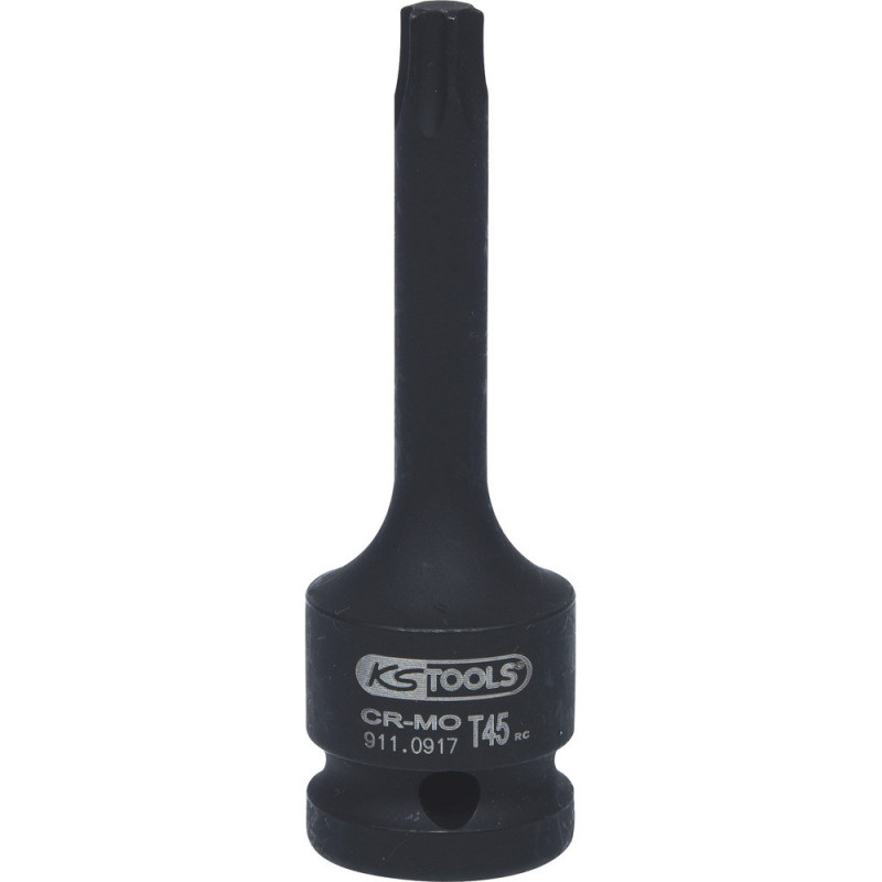 Douille Tournevis Longue À Chocs Torx® 1/2'', T45 - Sur Carte