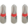 Lot De 3 Embouts Phillips Ph1 À Code Couleur