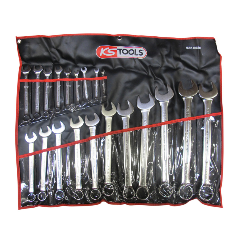 Jeu De 20 Clés Mixtes En Pouces - En Trousse