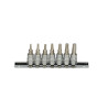 Jeu De 7 Douilles Tournevis Ultimate® Torx® 1/4'' Sur Rail, T10-T40