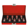 Coffret De 9 Douilles Tournevis Torx® Percé 1/2'', T20 À T60