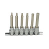Rail De 6 Douilles Tournevis 6 Pans, L.110 mm - 1/2'' - 5 À 12 mm