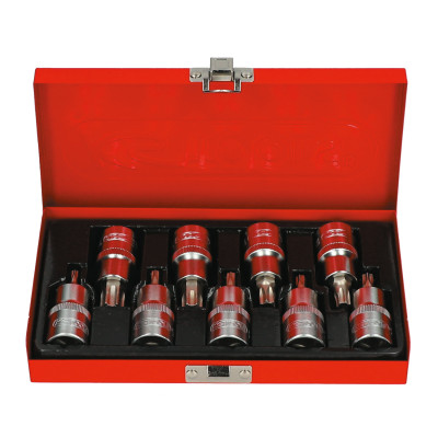 Coffret De 9 Douilles Tournevis Torx® 1/2'', T20 À T60