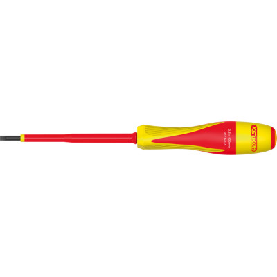 Tournevis Fente Bi-Matière Isolé 1000V, 3,5X100 mm