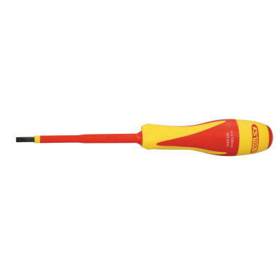 Tournevis Fente Bi-Matière Isolé 1000V, 4,0X100 mm