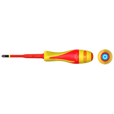Tournevis Pozidriv® Bi-Matière Isolé 1000V, Pz2 Pour Borniers Électriques