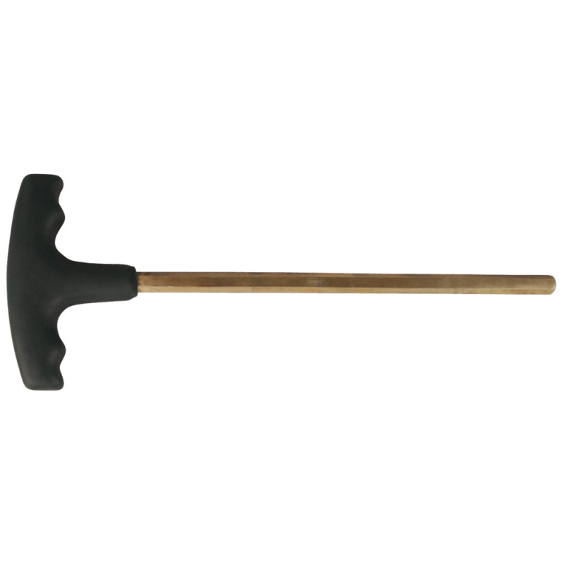 Clé Mâle Poignée Longue En ''T'' Bronzeplus 14Mm, 205Mm