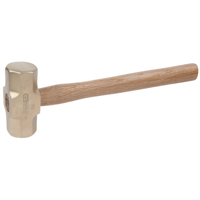 Massette Octogonales Bronzeplus Manche Hickory, Tête 2500G, 400Mm
