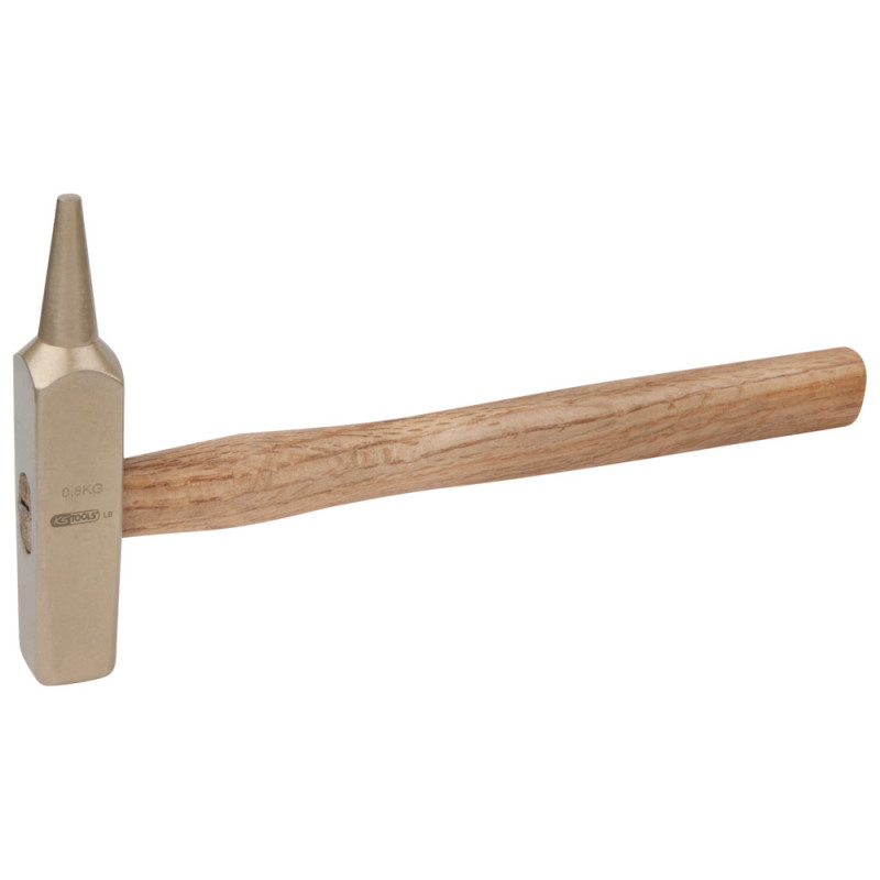 Marteau Chasse-Rivets Bronzeplus Manche Hickory, Tête 800G, Pointe 8 mm, 340Mm