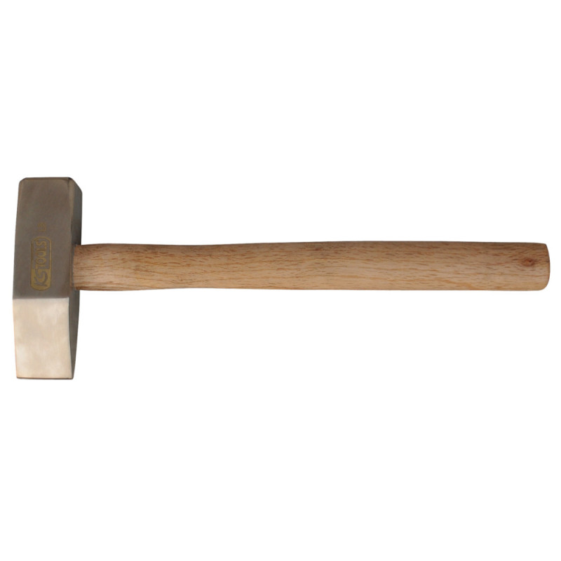 Marteau À Piquer Les Soudures Bronzeplus Manche Hickory, Tête 2100G, 400Mm