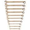 Jeu De 10 Clés Mixtes Coudées Bronzeplus, 10 À 32 mm
